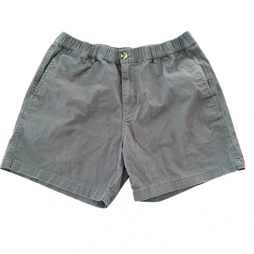 Maamgic‎ Mens Size 34 Dark Gray Cotton Shorts 5” Elastic Waist Casual